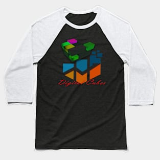 Digital Cubes Baseball T-Shirt